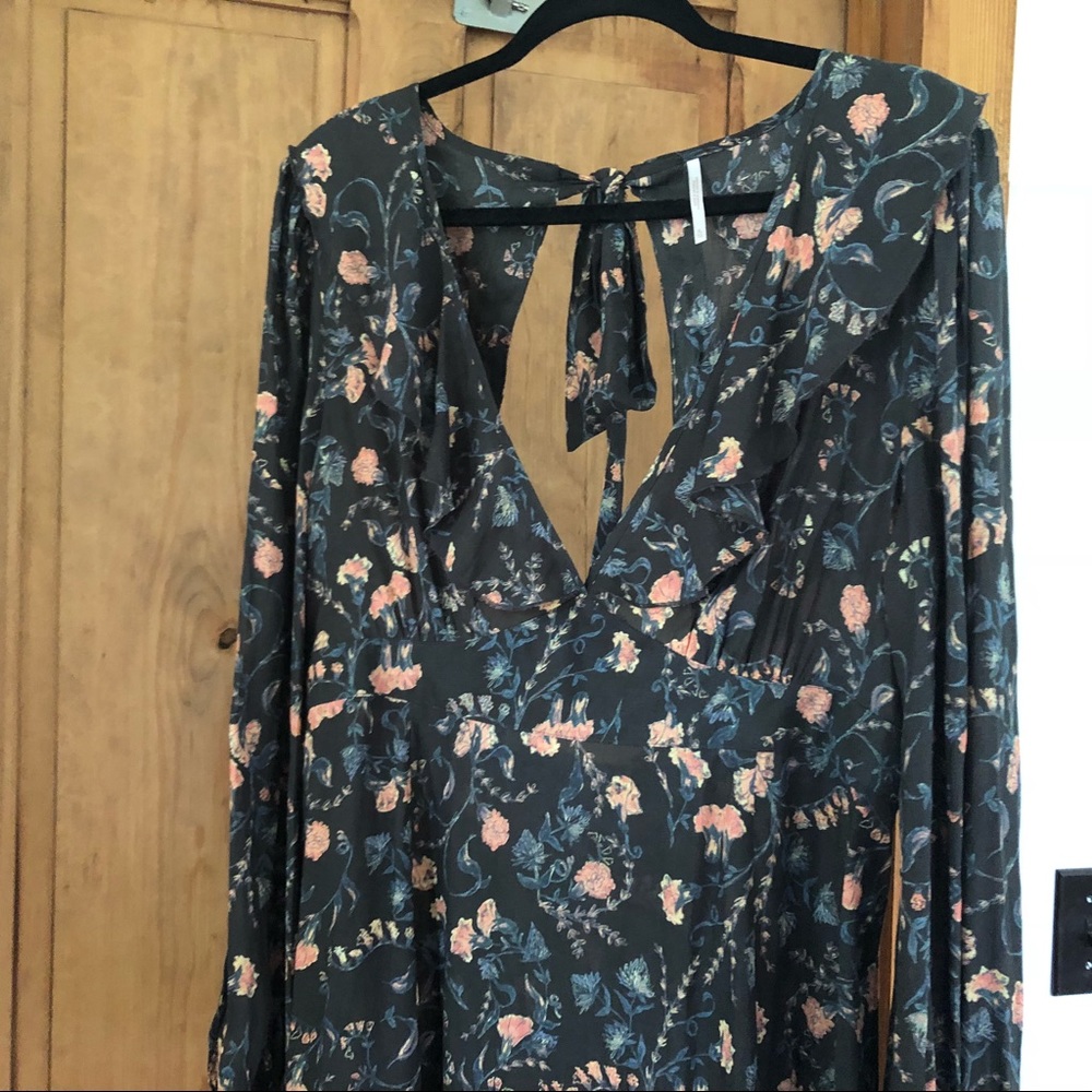 Free People Smooth Operator floral mini dress/tunic - Picture 2 of 9